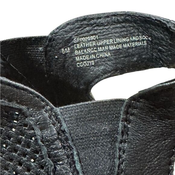 Women's Sofft Black Peep-Toe Shoes - Picture 6 of 6